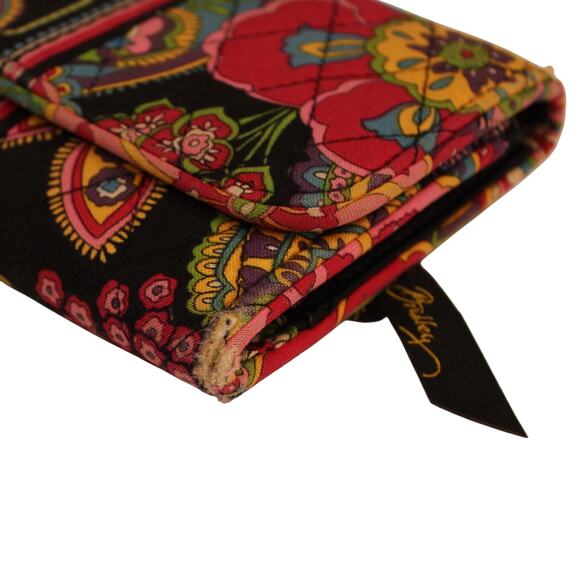 Vera Bradley Julia Turn Lock Satchel Purse & Wallet, Parisian Paisley Pattern - Picture 15 of 16